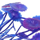 Decoration Plastic Simulated Sea Plants Flora for Aquarium Fish Tank purple B8E3
