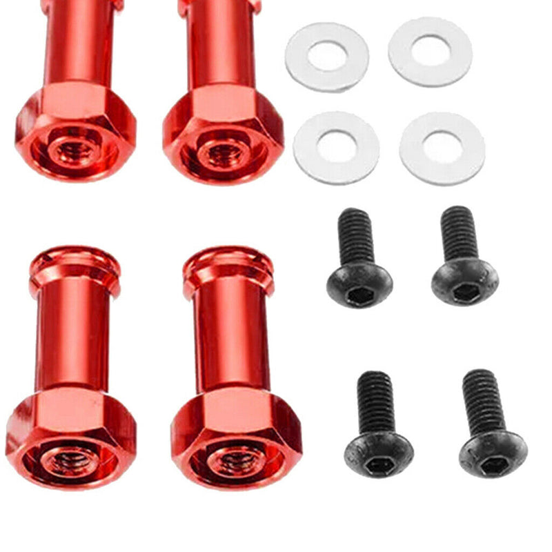 12mm Wheel Hex Hub Extension Adapter for 1/14 Wltoys 144001 Red
