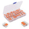 75pcs Compact Wiring Connector 2/3/5 Pin Insulated Cold Pressing Terminals Kit