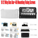 32V 100A Car Marine 12 Way Negative Bus Bar Modular Design For ATP Fuse Blocks