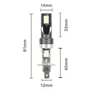 2PCS H1 200W 12000LM LED Car Fog Headlight Conversion Globes Bulbs Beam LD2004
