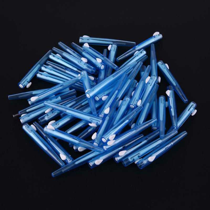 60 Pcs Dual Toothpick Oral Interdental Cleaner Teeth Floss Dental Gum Brush Kit