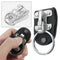 Leather Detachable Belt Buckle Clip Chain Keychain Key Ring Holder Stainless US.