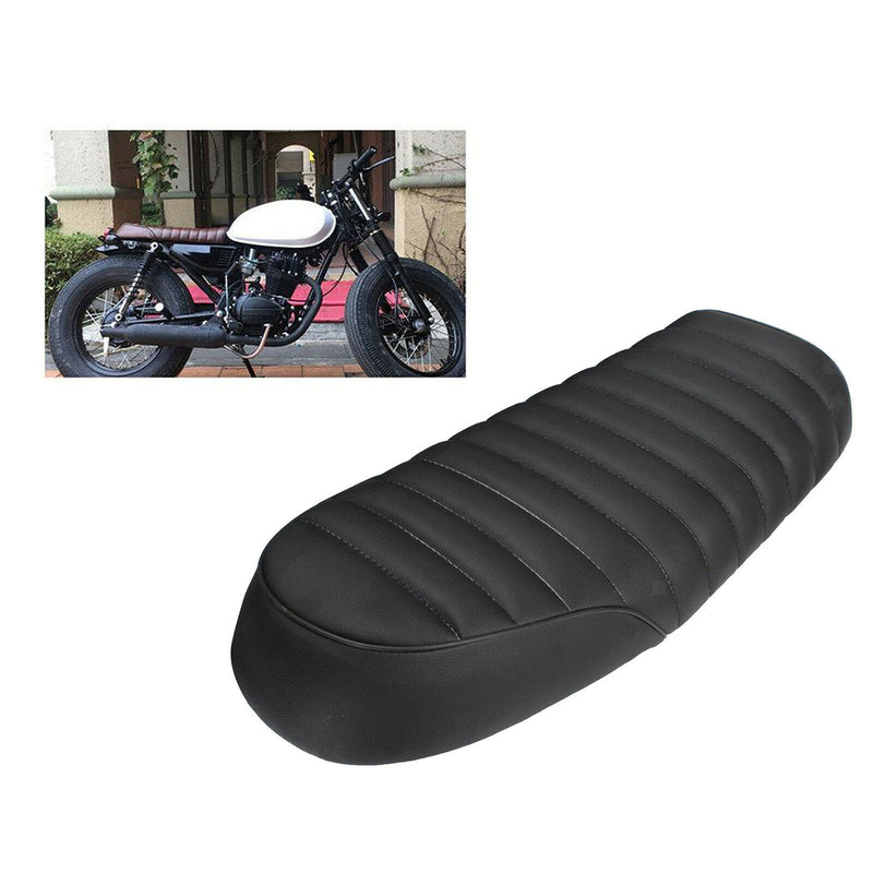 Durable Motorcycle Hump Flat Brat Seat Saddle for Cafe Racer Universal