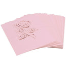 60x Rose Paper Wedding Table Numbers Place Card Escort Name Cards for Weddi