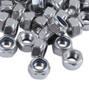 50 Pcs 304HC A2 70 Stainless Steel Hex Nylock Lock Nut M8 8mm