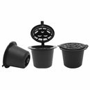 i cafilas 6 Reusable Nespresso Capsules Refillable Coffee Capsule Filter Co