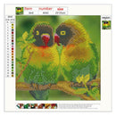5D DIY Diamond Painting Parrot Cross Stitch Embroidery Needlework Craft Kit