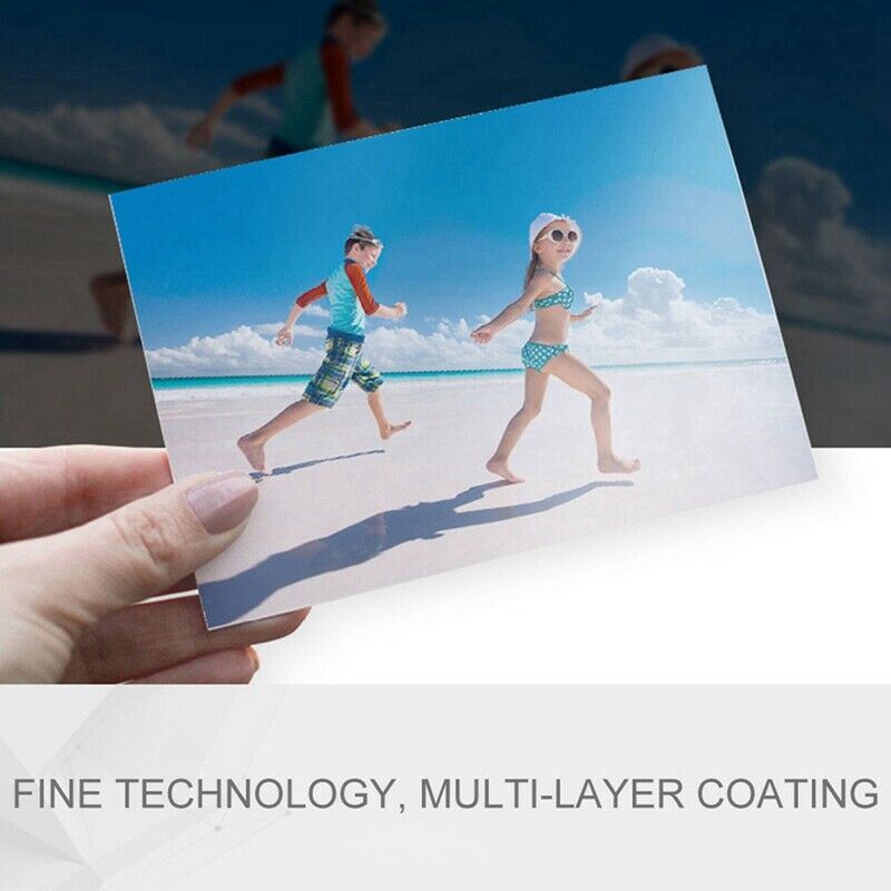 100Pcs 6 Inch Photographic Paper Glossy Printing Paper Printer Photo Paper