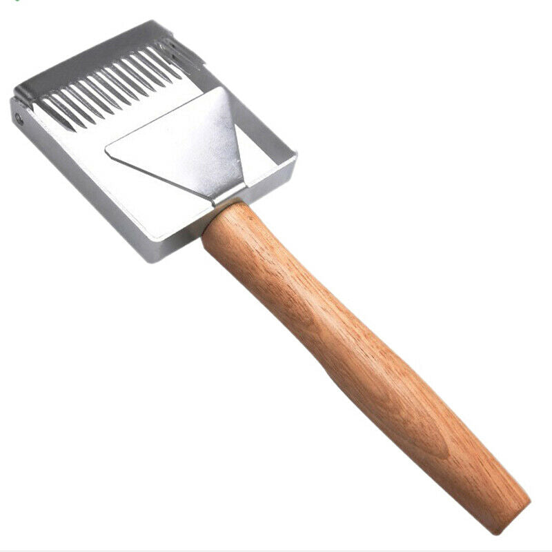 1X(Multi-Function Balanced Cut Honey Fork Steel Cut Honey Fork Barb Cut Hon