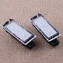 2x 18-SMD LED License Plate Light Fit For Smart Fortwo Forfour W453 2014-2016