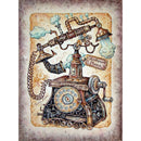 5D DIY Full Drill Diamond Painting Retro Telephone Cross Stitch Embroidery