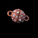 6 Magnetic Ball Clasp Converter Rhinestone DIY Necklace Bangle Jewelry Clasp