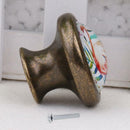 6 x Retro Kitchen Cabinet Knob Furniture Handle Drawer Dresser Pull Flamingo