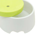 Automatic Dog Pet Water Drinking Bowl No Wet Mouth Beard Splash Water Green