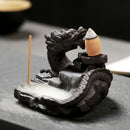 Dragon Incense Burners Smoke Back flow Best Cone Censer Stick Holder Home Decor-