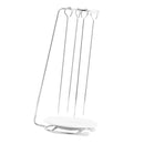 Grilling Skewer Stand Kabob Kebab Barbecue BBQ Grill Rack 4 Skewers Outdoor