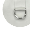 4pcs D- Patch PVC Round  Pad For Inflatable Raft Dinghy Surfboard WHITE