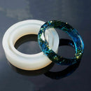 4PCS Silicone Mould Mold Round for Curve Bangle Bracelet Jewelry Making DIY X9P7