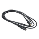 3.5 mm jack male - female connector m / f extension cable audio cable black E2Y6