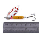 6X Spinner Fishing Lures Jig Shone Metal Sequin Trout Spoon Wobblers Crank VIU