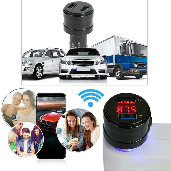X20 Music Player Handsfree Car Bluetooth 5.0 Charger MP3 Wireless Radio Adapter