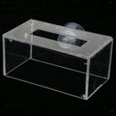Aquarium Fish Tank Transparent Circle Ring Fish Feeding Floating Food Tray,