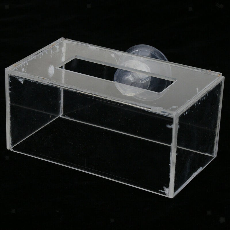 Aquarium Fish Tank Transparent Circle Ring Fish Feeding Floating Food Tray,