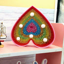 DIY LED Diamond Painting Heart Embroidery Full Special Shaped Drill Light