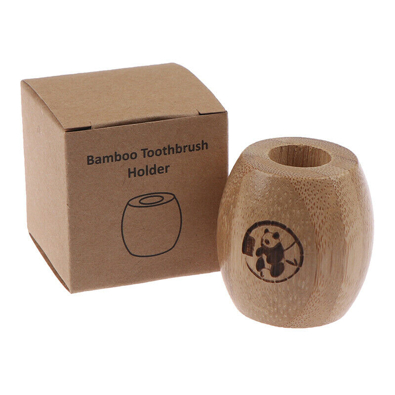 Bamboo Toothbrush Holder Wooden Toothbrush Bathroom Stands Toothbrush ToolsS Ew