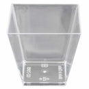 40pcs Square Mousse Cake Dessert Cups 7.39oz Plastic Sample Drink Jelly Tum B4J3