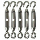 NEW*Stainless Steel 304 Hook&Eye Turnbuckle Wire Rope Rope- Tighten A1G3 Te Q4Y0