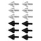 12 Pcs/Set 5mm Universal Motorcycle Windscreen