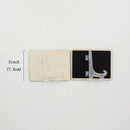 3 inch Clear Plastic Stand Cookie Holder Display Stand Place Card Holder Di X2D8