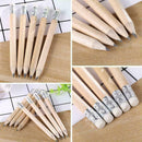 10pcs Wooden Pencils with Eraser HB Black Lead Standard Pencil Set Writing R8P6