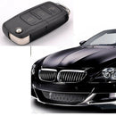 3 Button Wear Resistant Fob Car Portable Practical Dustproof Folding Key Shell