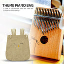 10/17 Keys Kalimba Storage Bags Cute Thumb Piano Sanza Mbira Shoulder Bags A