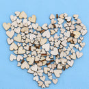 300pcs Rustic Wooden Love Heart Wedding Table Scatter Chic Decoration Cra Dwgp