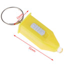 10pcs Mini UV Keychain LED Key Ring Flash Flashlight Torch Anti Blue Light L %a