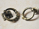10 Pairs of Brass Cabinet Knobs Drawer Dresser Cupboard Drop Ring Pull Handles
