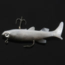 5Pcs 8.5cm 14g Soft Bait Lead Head Fish Lures Bass Fishing Tackle Sharp Hoo Y6Y6