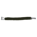 7 Strand Survival Military Weave Bracelet Cord Buckle - Green J6F3