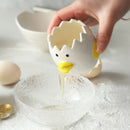 Kitchen Ceramic Egg Yolk White Separator Egg Sieve Device Cartoon Egg DividS Gw