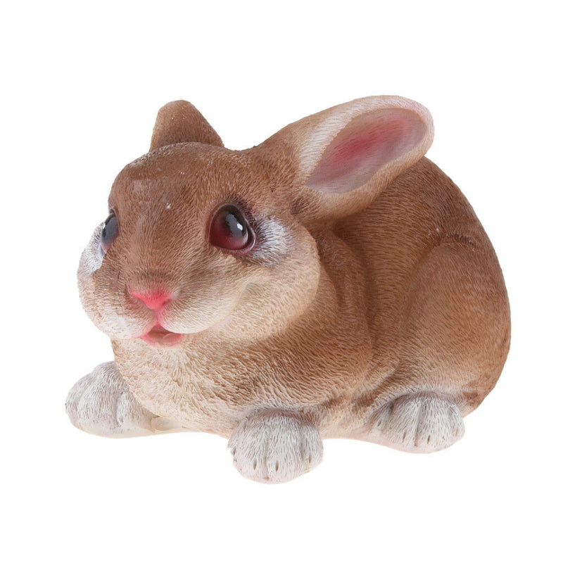 Decorative Garden Rabbit Statue Lying Funny Garden Statues Home Ornament B
