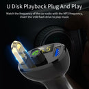 QC3.0 Wireless Bluetooth Car USB Charger Transmitter Handsfree MP3 Radio Adapter