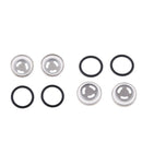 4x Motorcycle Metal Sight Oil Sight Glass Seals For Master Cylinder, ÃŽÂ¦18mm