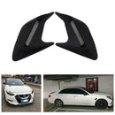 2PCS Car Decorative Side Vent Air Flow Fender Intake Stickers Black D4Q1