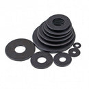 Qty 50 - M6*12*1.2mm High Tensile 8 Black Oxide Flat Washers Fit Bolts & Screws