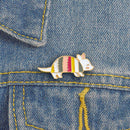Cute Cartoon Animal Brooch Badge for Women Men Jacket Enamel Pins (Style 2) A