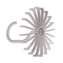 Rotating Plastic 20 Hooks Neck Tie Rack Hanger Holder Closet Organizer Accessory